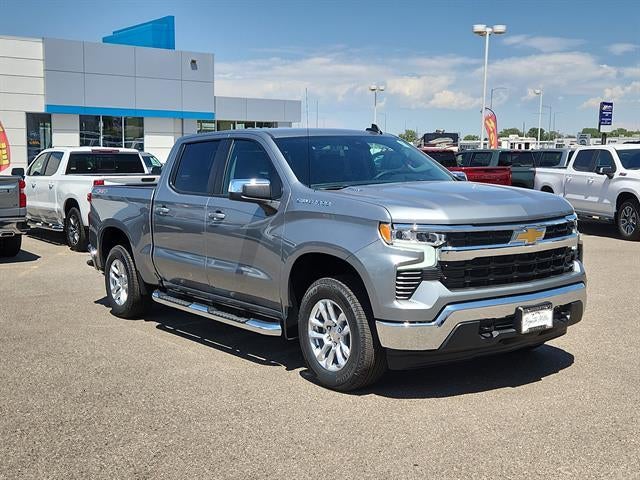 2026 Chevrolet Silverado 1500 LT in Sterling Gray Metallic — front three-quarter view