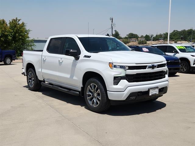 2026 Chevrolet Silverado 1500 RST in Summit White — front three-quarter view