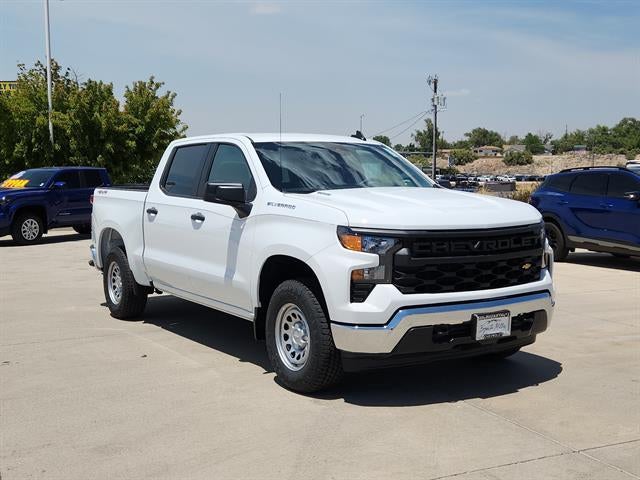 2026 Chevrolet Silverado 1500 WT in Summit White — front three-quarter view