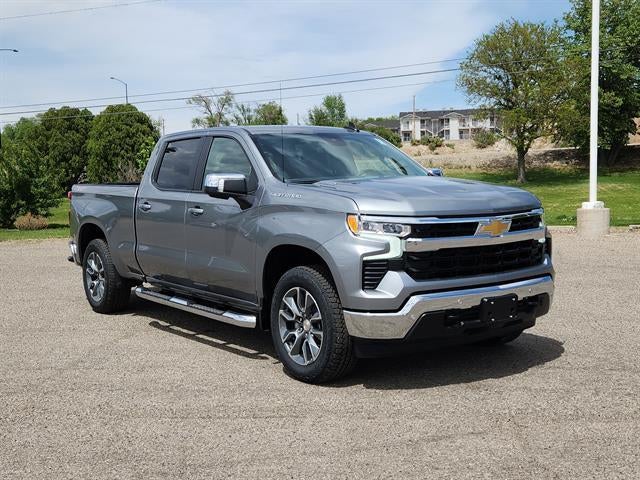 2026 Chevrolet Silverado 1500 LT in Sterling Gray Metallic — front three-quarter view