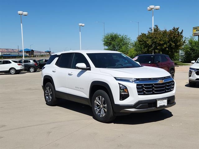 2026 Chevrolet Equinox LT in Summit White — front three-quarter view