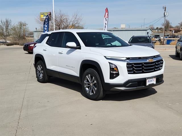2026 Chevrolet Equinox LT in Summit White — front three-quarter view