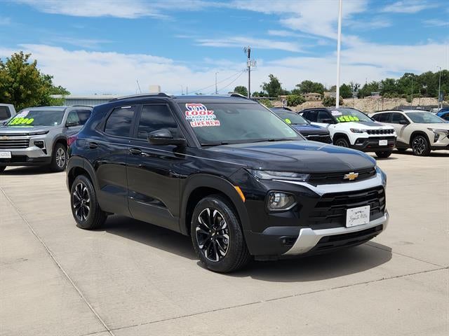2023 Chevrolet Trailblazer LT in Mosaic Black Metallic — front three-quarter view