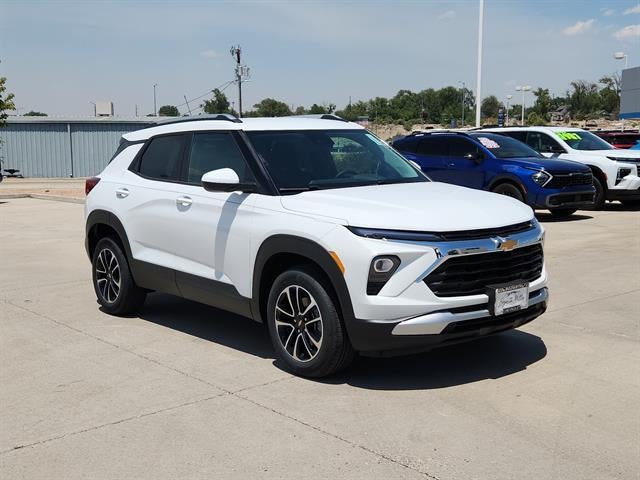 2026 Chevrolet Trailblazer LT in Summit White — front three-quarter view